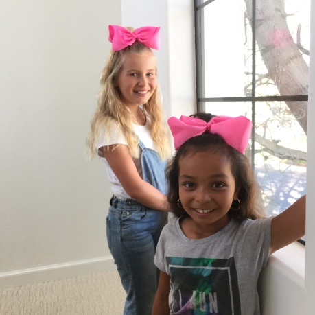 Huge bows for little girls